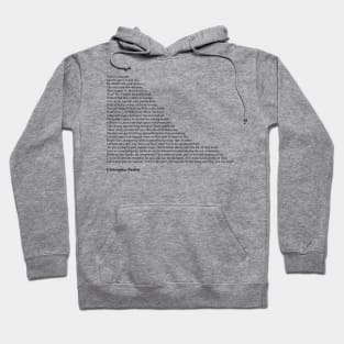 Christopher Paolini Quotes Hoodie